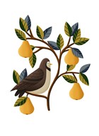takken met vogel en fruit